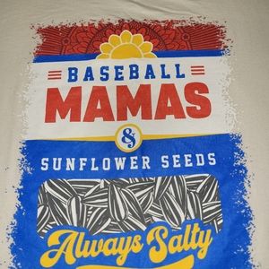 Xl woman's t shirt baseball mom shirt